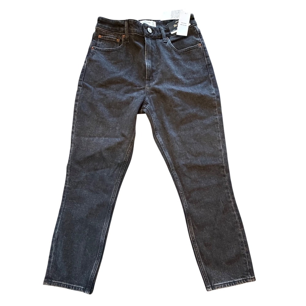 Abercrombie & Fitch Curve Love‎ High Rise Skinny Jeans Charcoal 27 Short 4XS New